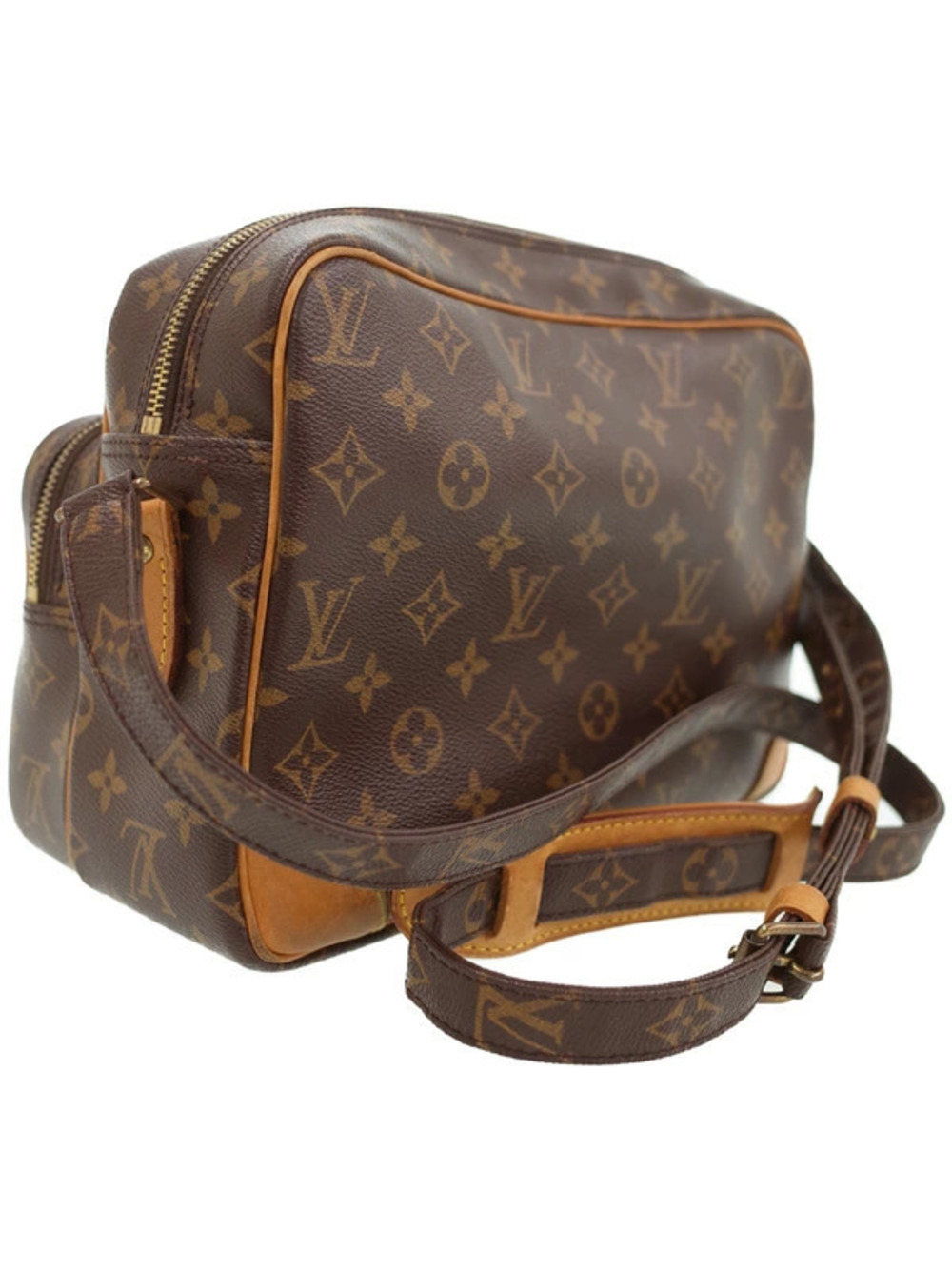 Louis Vuitton Nile Shoulder Bag Monogram Brown